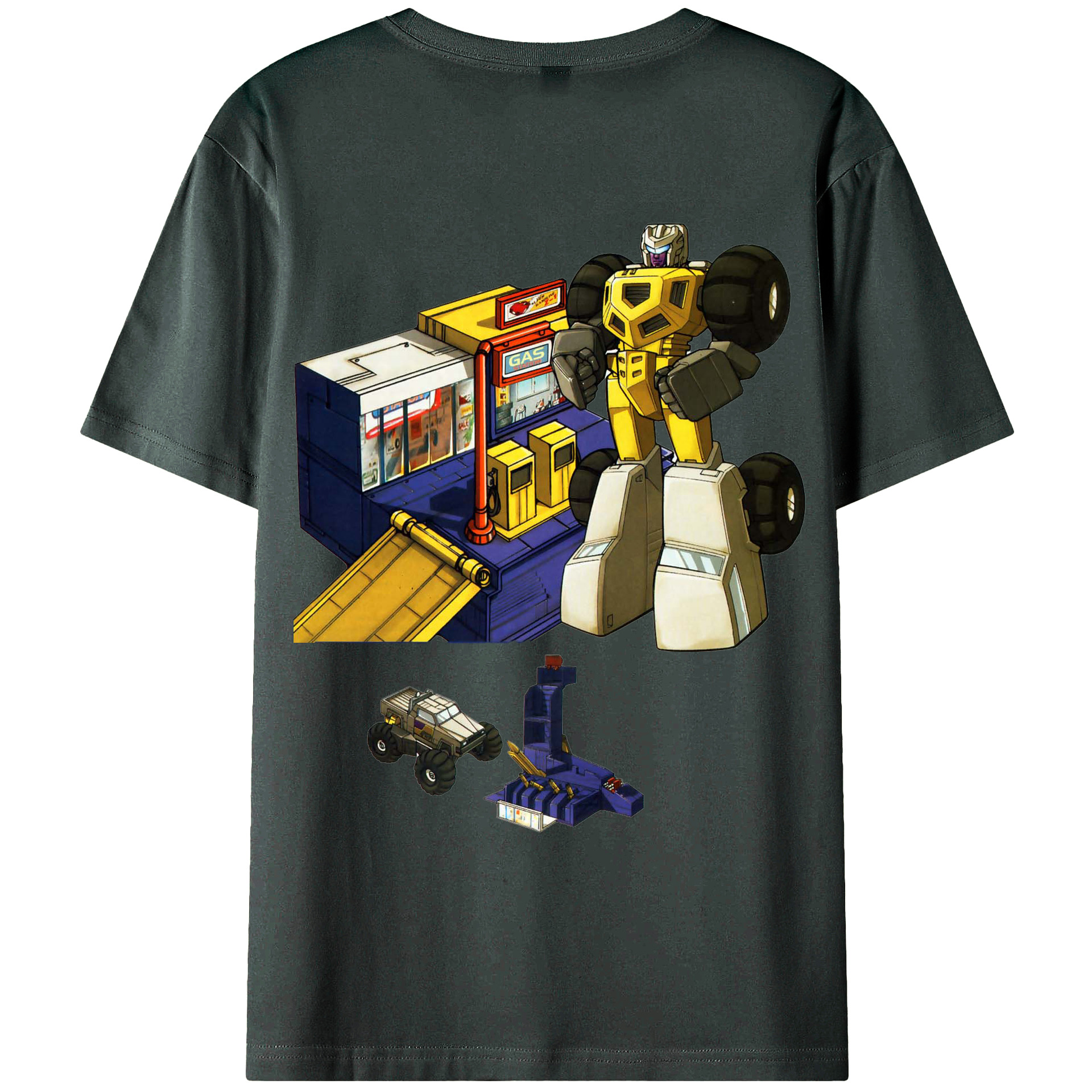 （画像用）  綿100％ メンズ半袖Tシャツ（バックプリント） 通気性